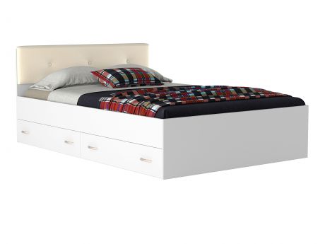 Кровать с ящиками Виктория ЭКО-П (140х200)