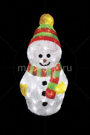 Снеговик световой Neon-Night (30 см) с шарфом 513-275