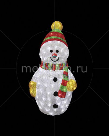 Снеговик световой Neon-Night (60 см) с шарфом 513-274