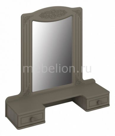 Надстройка с зеркалом Компасс-мебель Ассоль плюс АС-38