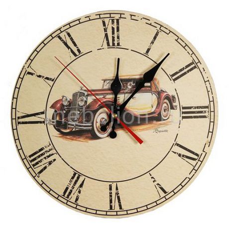 Настенные часы Акита (30 см) Автомобиль C54