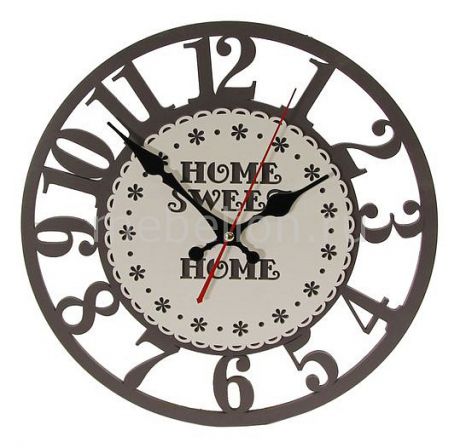 Настенные часы Акита (30 см) Home sweet home N-156