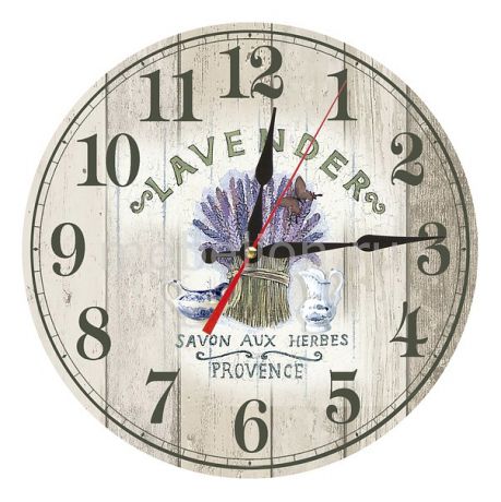 Настенные часы Акита (30 см) Lavender AC04