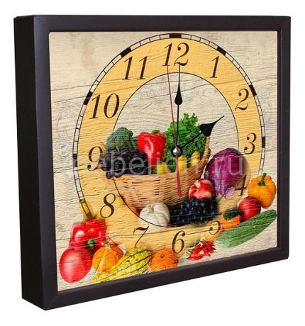 Настенные часы Акита (34х30 см) Овощи 3034-8