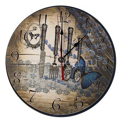 Настенные часы Акита (30 см) Ложки C1190