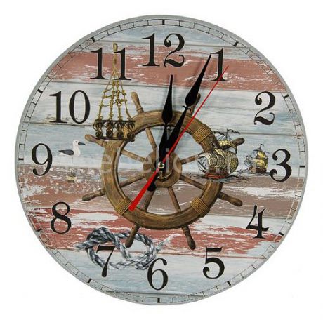 Настенные часы Акита (40 см) Якорь C40-7