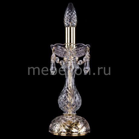 Настольная лампа декоративная Bohemia Ivele Crystal 1400L/1-27/G/Drops