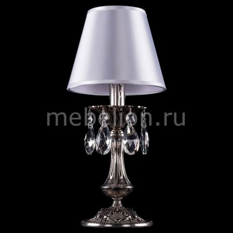 Настольная лампа декоративная Bohemia Ivele Crystal 1702L/1-30/NB/SH21-160