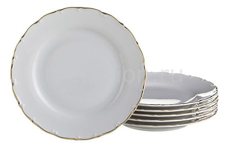 Набор тарелок плоских АРТИ-М Набор из 6 тарелок плоских Офелия 662 655-098