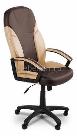 Кресло компьютерное Tetchair Twister коричневый/бежевый