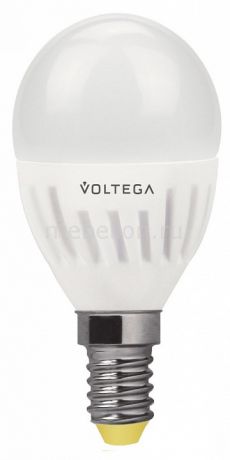 Лампа светодиодная Voltega Ceramics E14 220В 6,5Вт 4000K