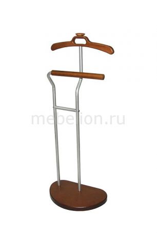 Вешалка для костюма Мебелик Декарт Д-10 металлик/средне-коричневый