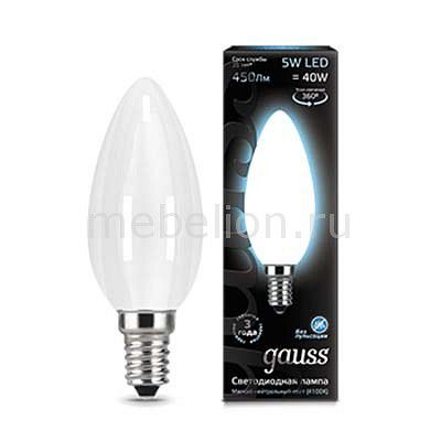 Лампа светодиодная Gauss E14 5Вт 150-265В 4100K 103201205