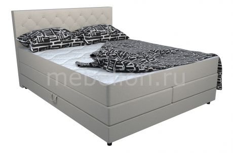 Кровати двуспальные Belabedding Кровать двуспальная с матрасом и топпером Уэльс 2000x1800