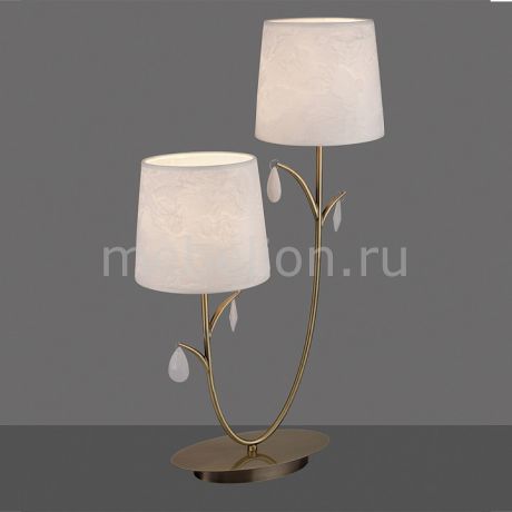 Настольная лампа декоративная Mantra Andrea Cuero Satinado 6338