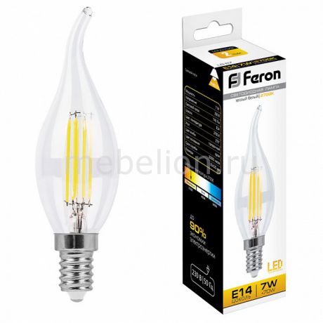Лампа светодиодная Feron LB-67 E14 7Вт 220В 2700 K 25727