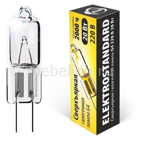 Лампа галогеновая Elektrostandard G4 220В 20Вт a025174