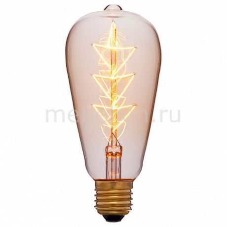 Лампа накаливания Sun Lumen ST64 E27 40Вт 240В 2200K 053-556