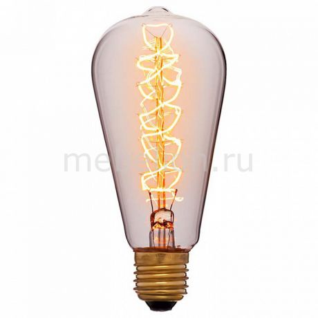 Лампа накаливания Sun Lumen ST64 E27 40Вт 240В 2200K 051-927