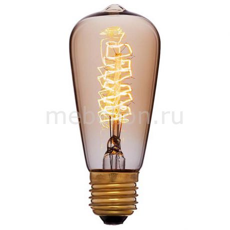 Лампа накаливания Sun Lumen ST48 E27 40Вт 240В 2200K 051-903