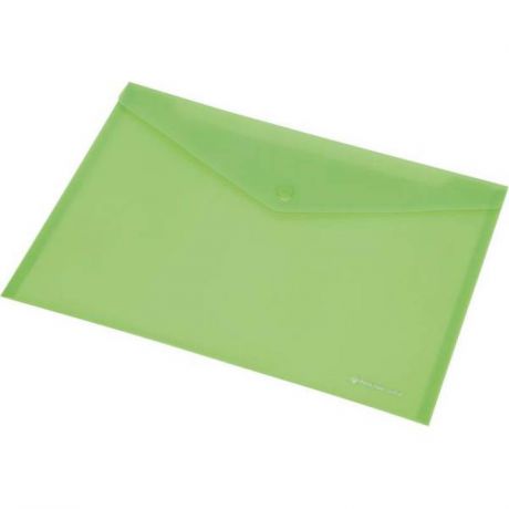 Папка-конверт на кнопке FOCUS, ф.A4, розовый, материал PP, 120 л., плотность 160 мкр
