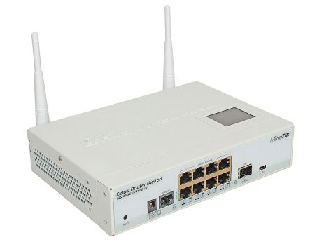 Маршрутизатор MikroTik CRS109-8G-1S-2HnD-IN 8x10/100/1000Mbps 1xSFP 1xmicroUSB Wi-Fi
