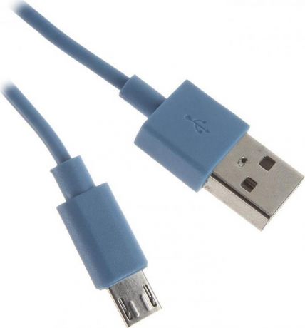Кабель USB 2.0 AM-microBM синий Continent DCU-4104NV
