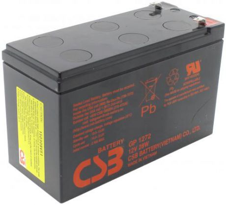 Батарея WBR GPL 1272 12V/7.2AH увеличенный срок службы до 10 лет