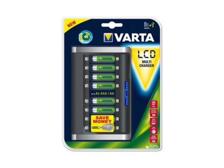 Зарядное устройство VARTA LCD Multi Charger 57671101401