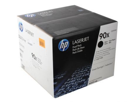 Картридж HP CE390XD (№90X) LaserJet M4555MFP, M601, M602, M603. Черный. 24 000 страниц. Двойная упаковка.
