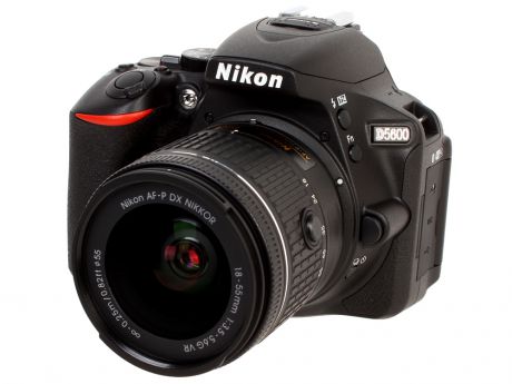Фотоаппарат Nikon D5600 Black KIT (18-55 P VR 24.2Mp, 3.2" WiFi, GPS)