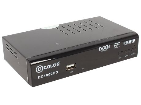 Цифровой телевизионный DVB-T2 ресивер D-Color DC1002HD