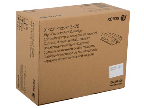 Картридж Xerox 106R02306 для Phaser 3320. Чёрный. 11000 страниц. Print-cartridge hi-cap for PH 3320