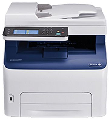 МФУ Xerox WorkCentre 6027NI (A4, светодиодный цветной принтер/сканер/копир, 18 стр/мин, до 30K стр/мес, 512MB, PostScript 3 compatible, PCL5c/6,USB,