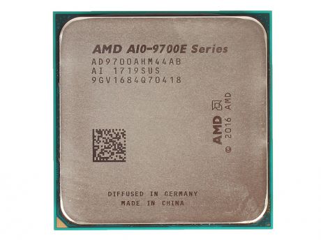 Процессор AMD A10 9700E OEM 35W, 4C/4T, 3.5Gh(Max), 2MB(L2-2MB), AM4 (AD9700AHM44AB)