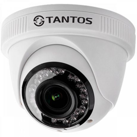 Камера TANTOS TSc-Ebecof24 (3.6) Купольная универсальная видеокамера 4 в1 (AHD, TVI, CVI, CVBS) 1080p с функцией «День/Ночь»