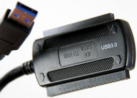 Кабель-адаптер VCom CU814 USB3.0 - SATA/IDE 2.5"/3.5" внешний БП