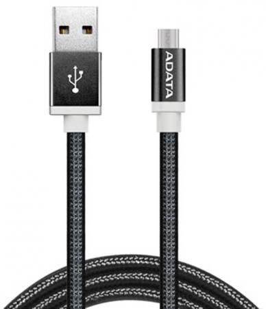 Кабель USB - micro USB A-Data AMUCAL-100CMK-CBK 1 м черный