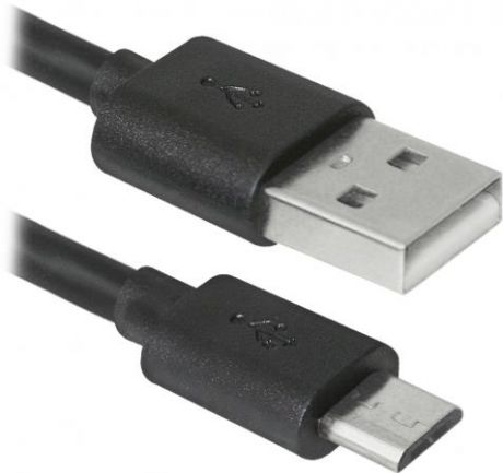 Кабель USB 2.0 AM-microBM 3.0м Defender USB08-10BH черный 87469