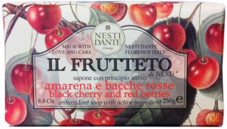 Мыло твердое Nesti Dante Black Cherry & Red Berries / Черешня и красные ягоды 250 гр 1717106