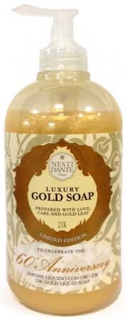 Мыло жидкое Nesti Dante 60th Anniversary Gold Soap / Юбилейное золотое 500 мл 5050106