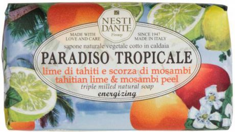 Мыло твердое Nesti Dante Tahitian Lime & Mosambi Peel / Лайм и Мангустин 250 гр 1331106