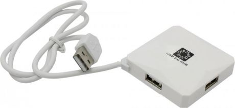 Концентратор USB 5bites HB24-202WH 4 порта USB2.0 белый