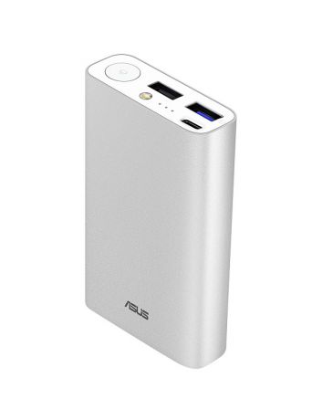 Мобильный аккумулятор Asus ZenPower ABTU012 Li-Ion 10050mAh 3A+2A+1A серебристый 2xUSB