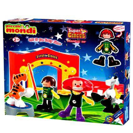 Магнитный конструктор "Piccoli Mondi Super Circus"