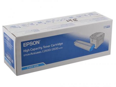 Картридж Epson C13S050228 для AcuLaser C2600 Cyan Голубой