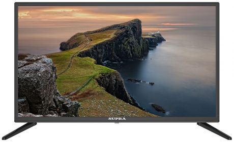 Телевизор SUPRA STV-LC32LT0060W LED 32" Black, 16:9, 1366x768, 100000:1, 220 кд/м2, USB, VGA, 3xHDMI, AV, DVB-T, T2, C