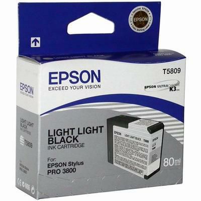 Картридж Epson C13T580900 для Epson Stylus Pro 3800 светло светло-черный