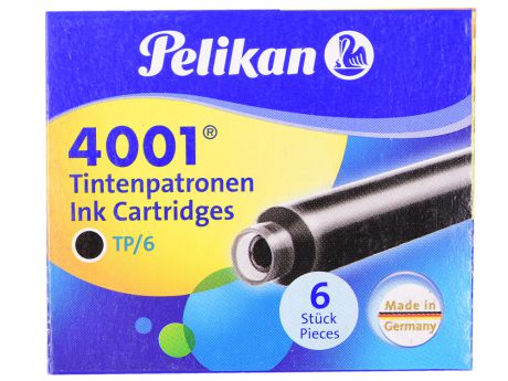 Картридж Pelikan INK 4001 TP/6 (301218) Brilliant Black чернила (6шт)