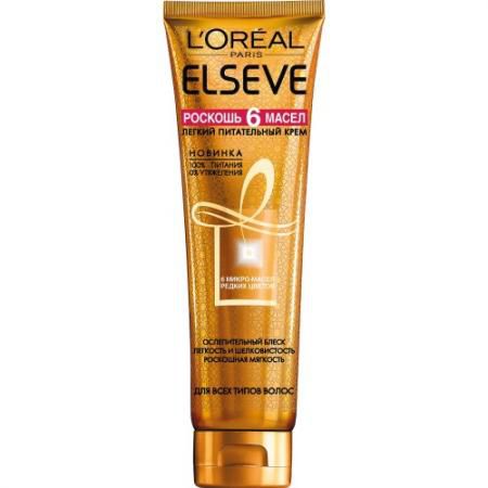 LOREAL ELSEVE Крем-масло для волос 6 масел 150мл